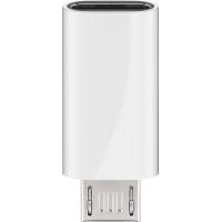 Micro-USB/USB-C™ USB OTG Hi-Speed Adapter pour connecter les câbles de chargement blanc