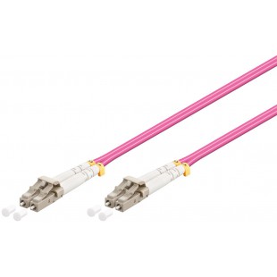 Câble à fibres optiques, Multimode (OM4) Violett 0.5 m