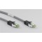 Câble patch RJ45 (CAT 6A, 500 MHz) avec câble brut CAT 8.1 S/FTP, 25 m