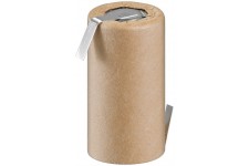 Sub-C, 1500 mAh, Fer à souder (Z) Partie supérieure plate papier 1Z