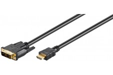 Câble DVI-D/HDMI™, Doré 3 m