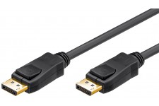 Câble de connexion DisplayPort 1.2 VESA, Doré 5 m