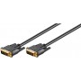 Câble DVI-I FullHD Dual Link, Doré 10 m