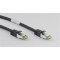 Câble patch RJ45 (CAT 6A, 500 MHz) avec câble brut CAT 8.1 S/FTP, 10 m