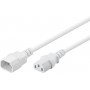 Rallonge pour appareils froids  0,5 m, Blanc 0.5 m
