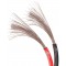 Câble de haut-parleur rouge/noir CCA 25 m