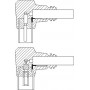 Câble de raccordement antennes coudé ( 1.5 m