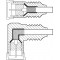 Câble de connexion coudé SAT, F-Quick, double blindage 1.5 m