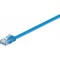 CAT 6 Câble de liaison plat, U/UTP, Bleu 3 m