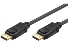 Câble de connexion DisplayPort 1.2 VESA, Doré 2 m