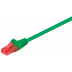 CAT 6 câble de liaison, U/UTP, Vert 0.25 m
