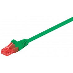 CAT 6 câble de liaison, U/UTP, Vert 0.25 m