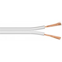 Câble de haut-parleur blanc CCA 10 m