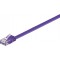 CAT 6 Câble de liaison plat, U/UTP, Violet 2 m