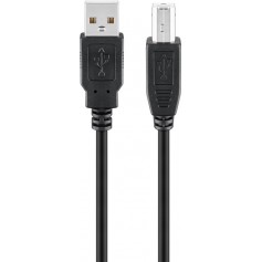 Câble Hi-Speed USB 2.0, Noir 1 m