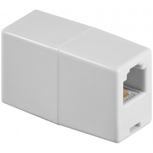 Lot de 10 - Adaptateur téléphonique blanc