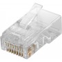 Lot de 10 - Connecteur RJ45 CAT 6 UTP non blindé 