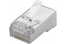 Lot de 10 - Connecteur RJ45 CAT 6 STP blindé 