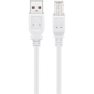 Câble Hi-Speed USB 2.0, Blanc 1 m