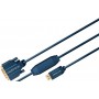 Câble adaptateur de DisplayPort/DVI 5 m