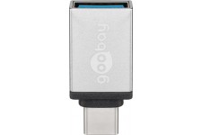 USB-C™ / USB A OTG adaptateur SuperSpeed ​​pour connecter des câbles de charge 3,0 argent argent