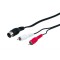 Câble adaptateur audio  prise mâle DIN vers prise mâle Cinch stéréo 1.5 m