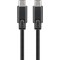 Câble USB-C™ USB 3.2 2e génération, 5A, noir 1 m