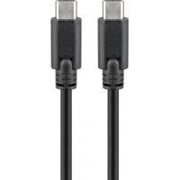 Câble USB-C™ USB 3.2 2e génération, 5A, noir 1 m