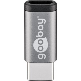 Adaptateur USB-C™ vers USB 2.0 Micro-B, gris 