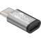 Adaptateur USB-C™ vers USB 2.0 Micro-B, gris 