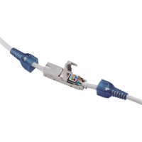 Connecteur de câble sans outil "slim’ CAT 6A, STP blindé 