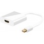 Câble adaptateur Mini DisplayPort/HDMI™ 1.2, Doré 0.1 m