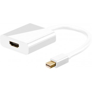Câble adaptateur Mini DisplayPort/HDMI™ 1.2, Doré 0.1 m