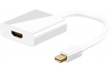 Câble adaptateur Mini DisplayPort/HDMI™ 1.2, Doré 0.1 m