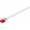 CAT 6 câble de liaison fin, U/UTP, Gris 0.5 m