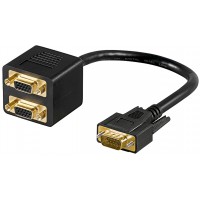 VGA câble adaptateur, Doré 