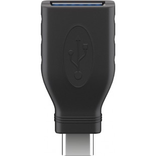 USB-C ™ / USB A OTG adaptateur SuperSpeed ​​pour connecter des câbles de charge 3,0, noir 
