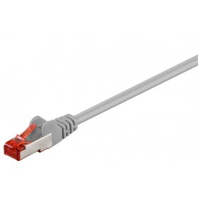 CAT 6 câble de liaison, S/FTP (PiMF), Gris 5 m