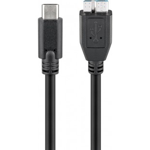 Câble USB-C™ vers micro-B 3.0, noir 1 m