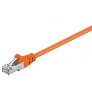 CAT 5e câble de liaison, F/UTP, Orange 10 m
