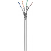 CAT 6a câble réseau, S/FTP (PiMF), Gris 305 m