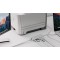 Adaptateur USB-C™ multiport HDMI 4k 30 Hz, USB, CR, RJ45, alimentation électrique, aluminium, argent 