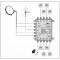 Commutateur multiple passif SAT 5 entrées/8 sorties 