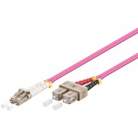 Câble à fibres optiques, Multimode (OM4) Violett 0.5 m