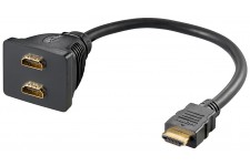Adaptateur de câble HDMI™, Doré 0.1 m