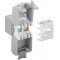 CAT 6A Keystone RJ45 jack, UTP, 500 MHz Gris clair