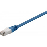 CAT 5e patchcable, F/UTP, Bleu 1 m