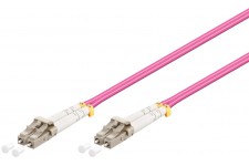 Câble à fibres optiques, Multimode (OM4) Violett 7.5 m