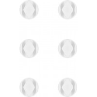 Dispositif de gestion de câbles à 2 fentes, blanc blanc