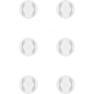 Dispositif de gestion de câbles à 2 fentes, blanc blanc